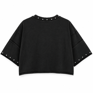 Camiseta personalizada de cuello redondo, corte holgado, 100% algodón jersey, estilo vintage, estampada con gráfico, para unisex. - Product Image 2