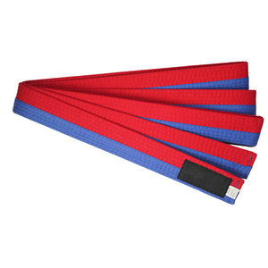 Custom Logo 100% Cotton Stretch Multi-Color Stripe Lightweight Breathable Durable Unisex Martial <b>Arts</b> Training Belt Judo BJJ - Product Image 3