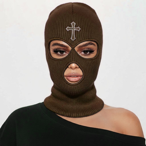 Masque facial tendance de haute qualité, design personnalisé, couvre-visage complet, balaclava, usage quotidien sportif, unisexe, tissu commun 100% polyester - Product Image 1