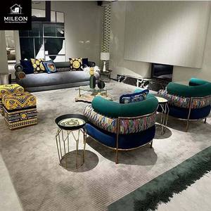 Medusa Carezza Italie Designer Moderne Fantaisie Creative Sectionnel Salon <span class=keywords><strong>Canapé</strong></span> Velours <span class=keywords><strong>3</strong></span> <span class=keywords><strong>Places</strong></span> Luxe <span class=keywords><strong>Canapé</strong></span> Ensemble pour La Maison - Product Image 3