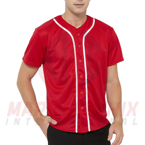 Camiseta de béisbol transpirable para entrenamiento en equipo, fabricación profesional de camisetas deportivas de béisbol con MOQ bajo. - Product Image 2