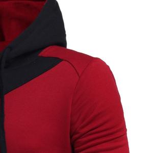 Sudadera con capucha de forro polar grueso de alta calidad, hombros caídos, estilo oversize, 100% algodón ecológico para hombre, transpirable para invierno. - Product Image 4