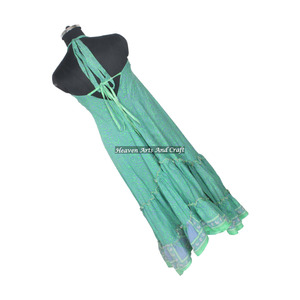 New Arrivals V Neck <b>Dress</b> Elegant Casual Women Long <b>Dress</b> <b>Custom</b> Sleeveless Vintage Print Sari Beach Summer <b>Dress</b> Wholesale - Product Image 2