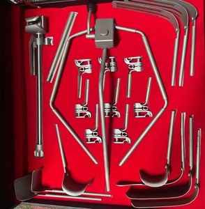 ชุดเครื่องมือผ่าตัดแบบใช้ซ้ำได้ชนิดเหล็กกล้าคุณภาพสูง ขายดี พร้อมโครงรูปทรงวิชโบน สำหรับการผ่าตัดกระดูกและข้อ - Product Image 5