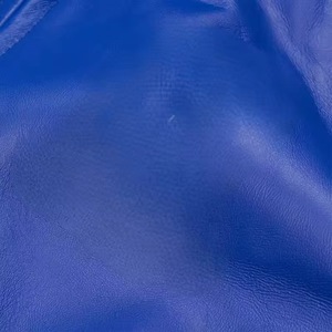 Chaqueta Bomber Azul de PU para Hombre, Cuello Camisero, Cierre de Cremallera, Estilo Casual, Ropa de Otoño - Product Image 6