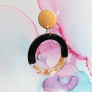 Boucles d'oreilles en résine colorées, faites à la main, cadeau créatif, artisanat, accessoires de mode, personnalisables, de haute qualité - Product Image 6