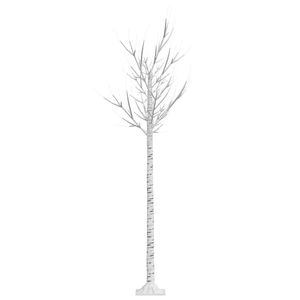 Sapin de Noël en plastique blanc froid de 5,9 pieds, décoration festive pour les fêtes - Product Image 4