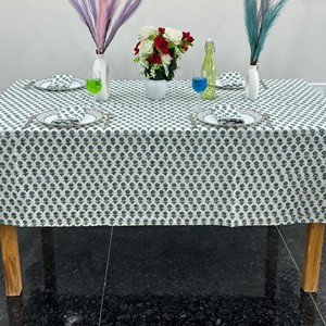 Mantel de Lino y Algodón Estampado, Cuadrado, con Diseño de Plantas, Estilo Clásico, Lavable, para Uso Doméstico - Product Image 4