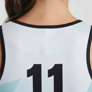 OEM Women Netball Jersey Manufacturer Lightweight Women's Netball Sports Jersey Women Sleeveless Netball Jerseys - Product Image 4