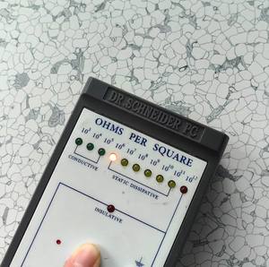 Pflegeleichte feuer hemmende anti statische Vinyl bodenfliesen gegen Jod für Datenverarbeitung zentrum, Werkstatt - Product Image 4