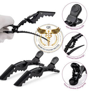 Kit Profesional de Herramientas para Extensiones de Cabello, Juego de Agujas de Bucle, Alicates para Micro Anillos, Herramienta de Enhebrado para Fabricación de Pelucas y Extensiones de Cabello - Product Image 2