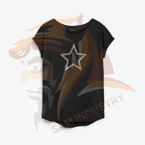 Camiseta de Manga Corta Holgada Informal para Mujer, Camiseta de Jersey Transpirable de Verano, Totalmente Personalizable - Product Image 6