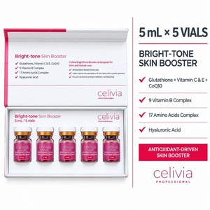 Suero SKIN BOOSTER CELIVIA BRIGHT TONE 5 mL, suero nocturno revitalizante, tratamiento para un tono luminoso, suero facial nutritivo para el cuidado de la piel - Product Image 6
