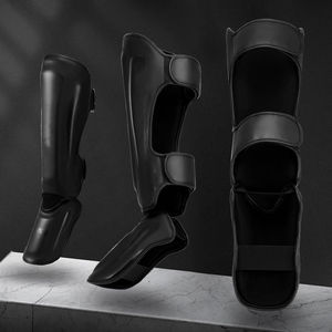 Protège-tibias de boxe en cuir respirant pour adultes, durables, personnalisables, confortables et de haute qualité - Product Image 2