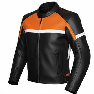 Chaqueta de Motociclismo de Cuero de Primera Calidad, Estampada, Talla Grande, Impermeable, Transpirable, de Cordura - Precio Económico - Product Image 4