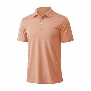Camiseta Polo Personalizada al por Mayor con Logotipo para Hombre, Camiseta Polo de Golf de Manga Corta de Color Sólido, Camiseta Polo de Secado Rápido para Hombre - Product Image 1