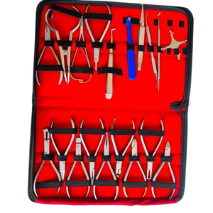 Ensemble d'instruments chirurgicaux dentaires personnalisés, kit d'implants, outils de chirurgie orale, manuels, argent, classe I, certifié CE - Product Image 2