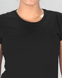 เสื้อยืดคอมฟอร์ทสำหรับใส่ทุกวัน ผู้หญิง ผ้านุ่ม ยืดหยุ่น กระชับพอดีตัว คอกลม ใส่ได้ทุกวัน - Product Image 2