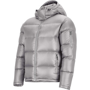 OEM Custom Logo High Quality <b>Men's</b> Stand Collar Puffer <b>Jacket</b> Winter <b>Down</b> <b>Filled</b> Nylon Spandex Customizable - Product Image 2