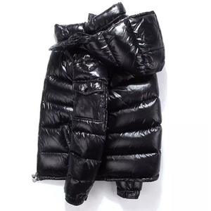Veste d'hiver chauffante à taille ajustable pour homme, vêtements d'extérieur personnalisés, couleur noire, fermeture éclair, doudoune rembourrée - Product Image 5