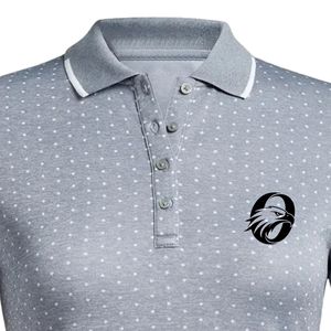 Polo de Mujer Gris con Estampado Sublimado, Manga Corta, Ropa Deportiva Elegante, Prenda Cómoda para Actividades al Aire Libre y Golf - Product Image 3