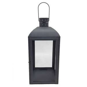Farol Negro Estilo Marroquí para el Hogar, Villas, Iluminación de Suelo y Mesa, Uso Decorativo, Portavelas de Metal - Product Image 3