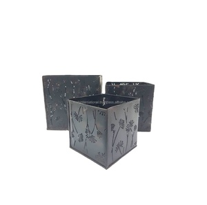 Portavelas votivo de luz de té, mesa de comedor decorativa con diseño de girasol, de Metal votivo para boda y hogar - Product Image 1