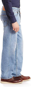 Pantalon en jean décontracté et tendance pour homme, coupe bootcut, en coton, avec poches et design unique en perles, style Y2K, pour le quotidien et le streetwear, collection 2026 - Product Image 2