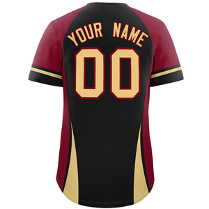 High Quality Retro Baseball Jersey 100% Polyester Mesh Plus Size Breathable Short Sleeves Quick Dry Softball Baseball Jersey - Product Image 3