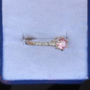 Pink Sapphire <b>Ring</b> 925 Sterling Silver Luxury Premium Vintage for Certified Engagement <b>Ring</b> Gemstone Jewelry Anniversary Gift - Product Image 3