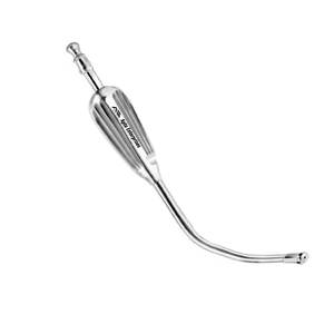 Punta de succión Yankauer con mango en W, hecha de acero inoxidable de alta calidad, manual, con certificación CE, para uso quirúrgico, médico, dental y hospitalario. - Product Image 2