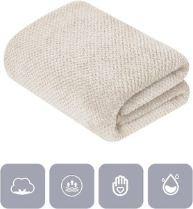 Toallas de Baño de Microfibra Suaves y Absorbentes de Alta Calidad, Secado Rápido, Gruesas y Cómodas, de Color Sólido, para Uso en el Hogar, Hotel, Spa y Ducha - Product Image 3