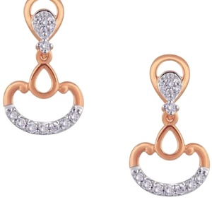 Pendientes de Diamantes Emmanuelle de Oro Exquisitos de Nuevo Diseño, Alta Demanda, para Mujer, Joyería a Precio Accesible - Product Image 1