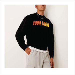 Sweat-shirt surdimensionné pour homme, personnalisé, brodé, en coton, respirant, sweat-shirts pour homme, OEM personnalisé - Product Image 2