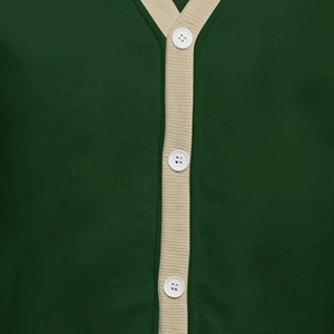 Logos brodés de qualité supérieure sur des pulls à col en V pour les sororités/fraternités/écoles/collèges/universités, logos sur des cardigans - Product Image 3