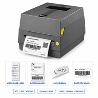 Impresora de Etiquetas de Códigos de Barras de Transferencia Térmica de Escritorio OEM de 4 Pulgadas, 203/300/600 DPI, para Almacenes y Fabricación