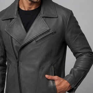 Chaqueta de Cuero de Piel de Oveja de Diseño Superior 2026 para Hombre, Precio Económico al por Mayor, Chaqueta de Cuero Transpirable para Hombre con Servicio OEM - Product Image 5