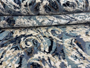 Tapis de luxe en laine et viscose noué à la main, tapis haut de gamme fait main pour salon, chambre, hôtel, taille personnalisée - Product Image 3