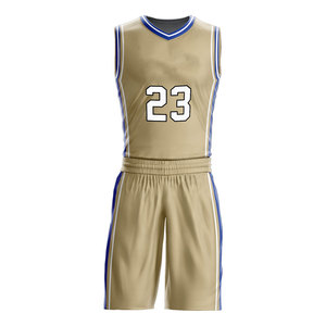 Uniforme de basket-ball OEM 100% personnalisé, design et logo du joueur, respirant, sublimation, vêtements de sport, uniforme de basket-ball - Product Image 1