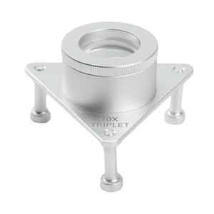 Loupe grossissante 10X haute précision avec trépied – Lentille triple, achromatique, clarté bord à bord pour ateliers d'outillage, horlogers - Product Image 6