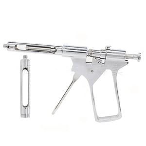 Jeringa dental metálica tipo pistola, jeringa dental de acero inoxidable, herramienta quirúrgica para implantes dentales, 1 unidad. - Product Image 3
