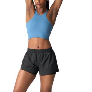 Custom Wholesale Women Racerback Sports <b>Bra</b> Crop Top OEM ODM Manufacturer High Neck Workout Tank Top Fitness Activewear - Product Image 4