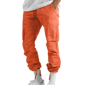 Men <b>Cargo</b> Trousers Wholesale Custom Multi Pocket Streetwear Casual <b>Pants</b> <b>Elastic</b> <b>Waist</b> OEM ODM Private Label Factory Supplier - Product Image 5