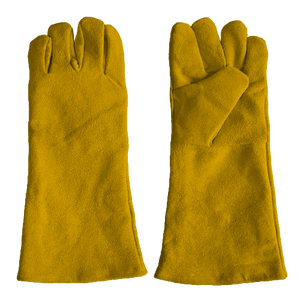Gants de soudage en cuir de vachette de haute qualité, gants de sécurité performants, fonction ignifuge, équipement de protection individuelle - Product Image 3