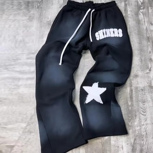 Fashion Custom Street Style <b>Mens</b> 100% Cotton Breathable Summer Casual Trousers Mid Waist Heavyweight <b>Jeans</b> Relaxed Fit Wear - Product Image 3
