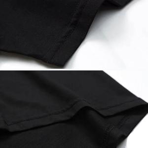 T-shirt pour homme 170 GSM, col rond, manches courtes, tissu tricoté, motif à carreaux, 100% polyester, style hip-hop, t-shirt avec logo - Product Image 6