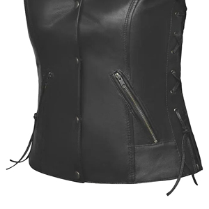 Chaleco de Cuero de Ante con Flecos para Mujer, Estilo Western, Personalizable, Precio de Fábrica, Venta al Por Mayor - Product Image 4
