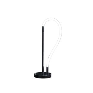 Lampada da tavolo a tubo LED Elastilight da 20,25 pollici con estremità magnetica, lampada da scrivania contemporanea in cromo argento - Product Image 2