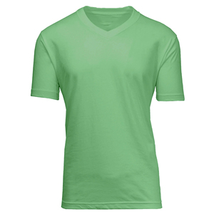 เสื้อยืดคอวี ผ้าฝ้าย 100% สีพื้น ระบายอากาศได้ดี แขนสั้น ทรงเข้ารูป สไตล์ลำลอง สำหรับผู้ชาย เป็นมิตรกับสิ่งแวดล้อม แห้งเร็ว ออกแบบได้ตามต้องการ - Product Image 3