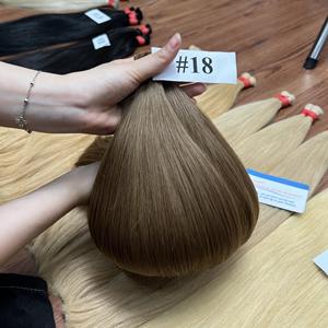 Producto caliente 2025 cabello natural liso a granel de color de alta calidad cabello humano vietnamita - Product Image 5